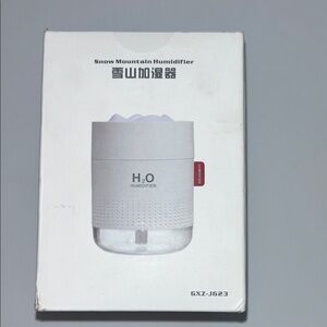 H2O Snow Mountain Humidifier - White NIB
